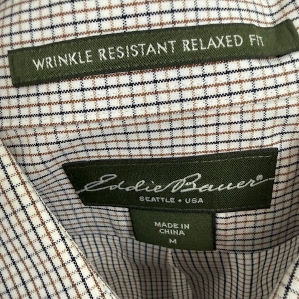 Eddie Bauer Long-Sleeve Men's Dress Shirt